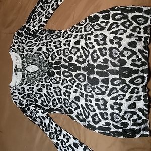 Women's embellished dressy long sweater